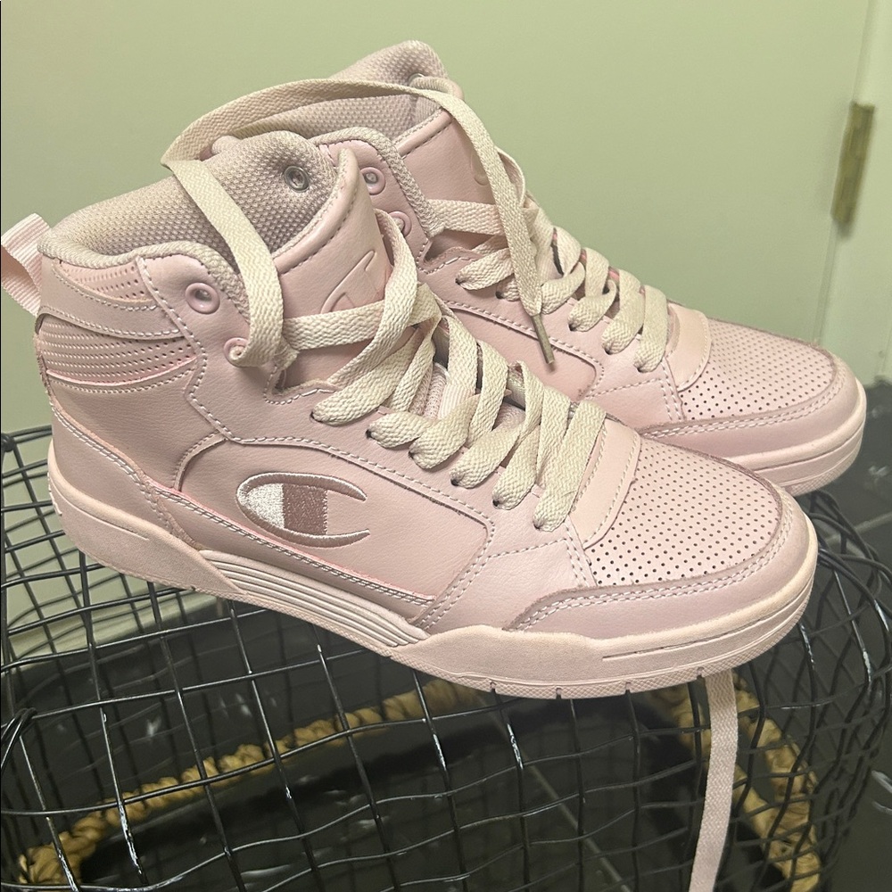 Champion Drome Hi W sneakers in Hush Pink bind d90 90d